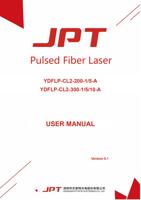 Pulsed Fiber Laser YDFLPCL220015A YDFLPCL23001510A (Page 1 / 48) JPT 200W 300W Pulsed Fiber Laser User Manual YDFLP-CL2 V0.1